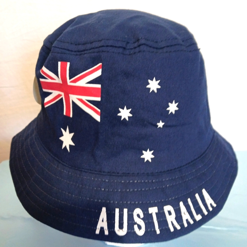 Navy Blue Australian Flag Souvenir Hat